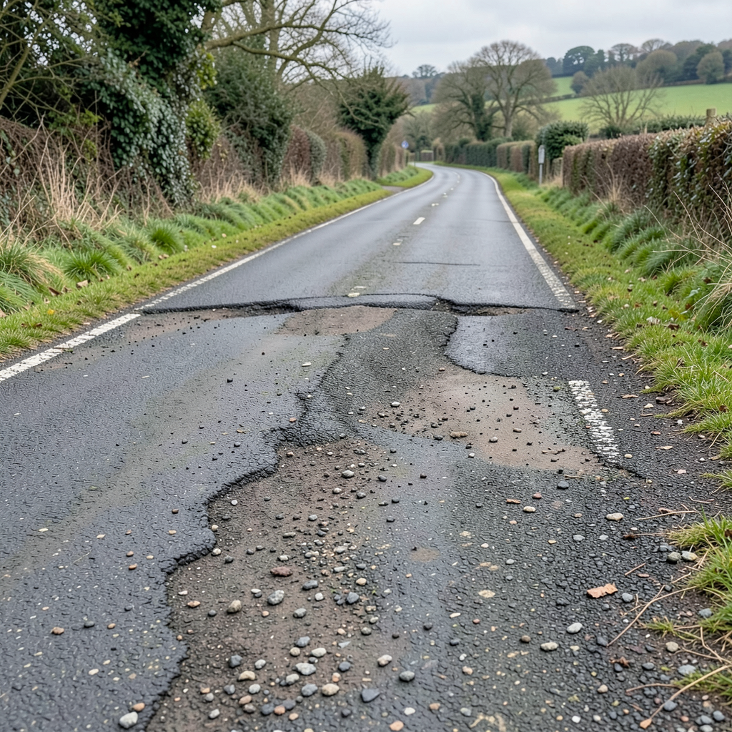 Residents raise alarm over botched A420 repairs months after resurfacing